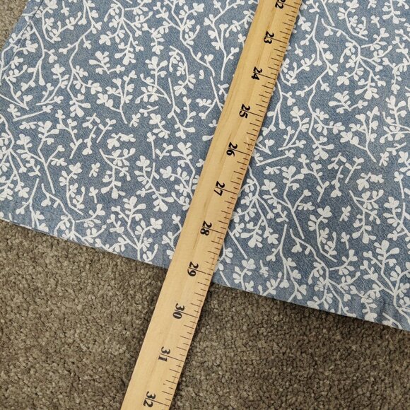 Tradition Country Collection Women's A line Mini Skirt Size 18 Blue White Cotton - Picture 7 of 7